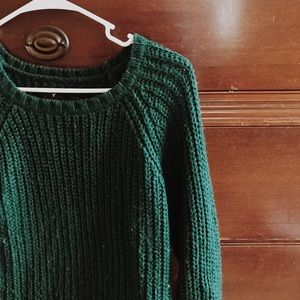 Emerald knit sweater